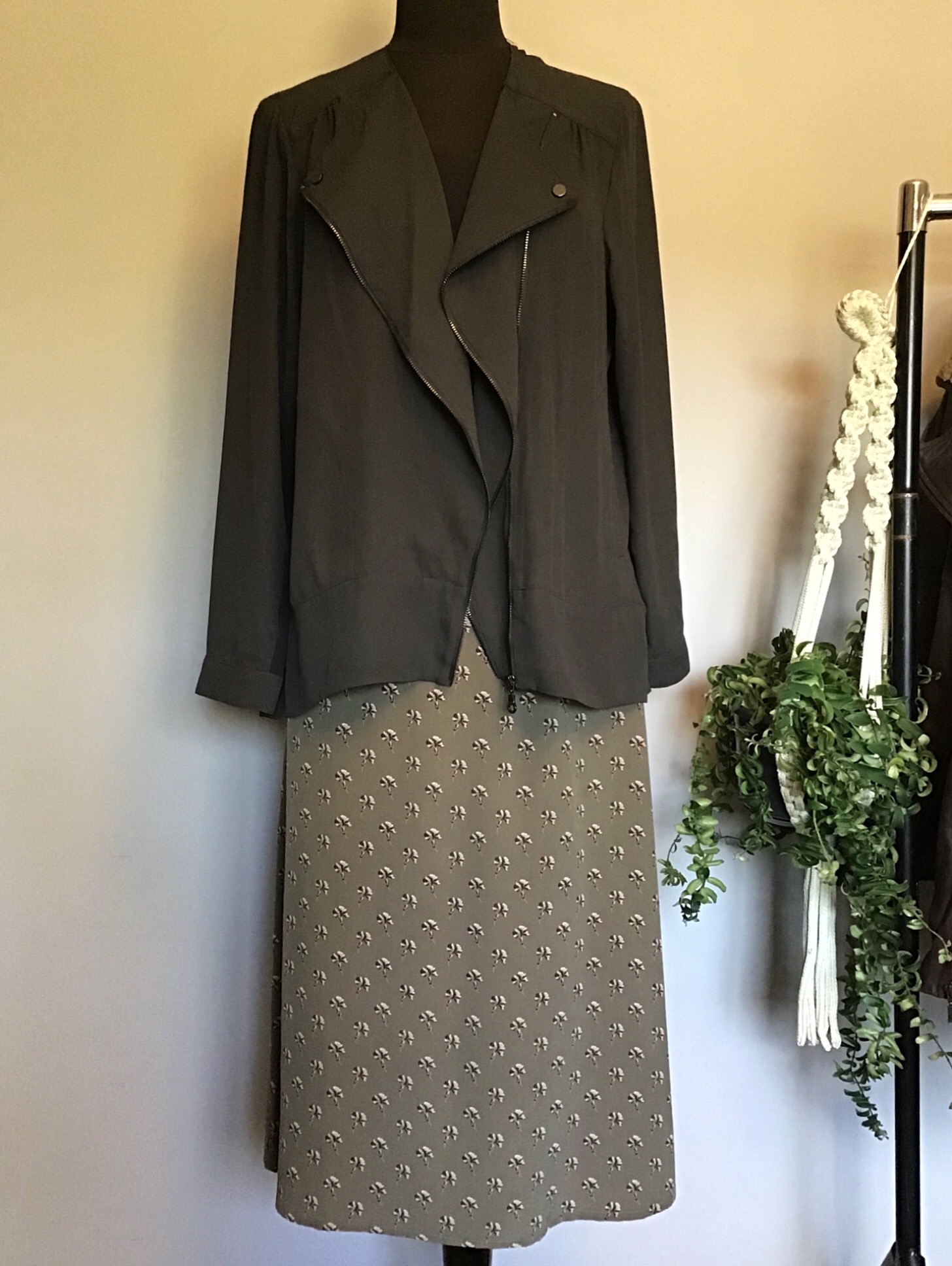 Vintage Laura Ashley silk skirt | Flutterby's Boutique