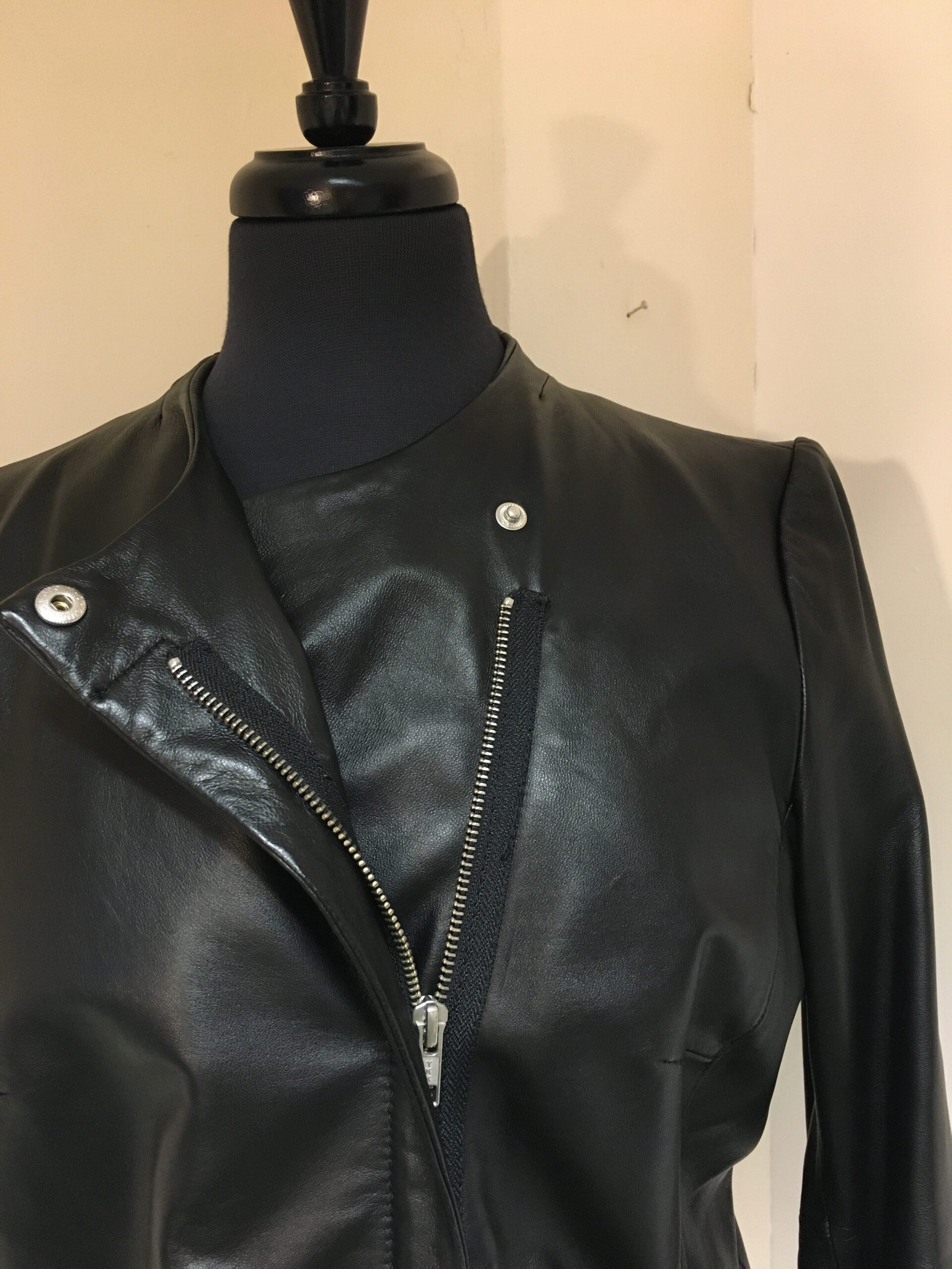 Marks and Spencer leather jacket | Flutterby's Boutique